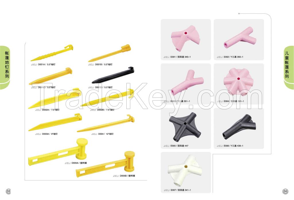 China factory tent peg/plastic peg/hammer/tent accessories