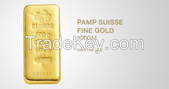 Gold Bars / 100 gram PAMP Suisse Gold Cast Bar