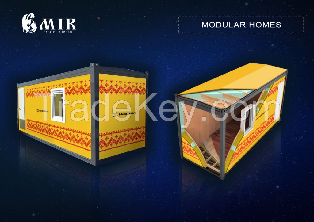 Prefabricated modular constructions by Khasky