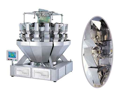 16 head of three level multihead weigher