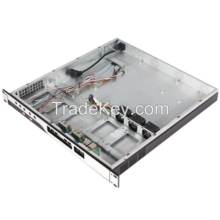 1U 19inches 2 3.5'' bays/4 2.5'' bays itx case nas storage server computer case