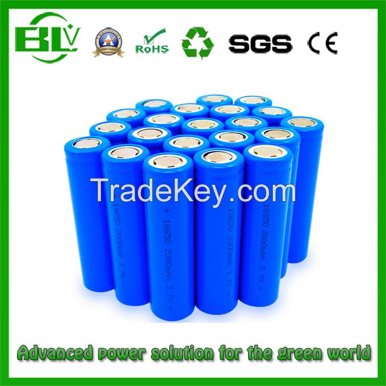 Manufacturer Price of 18650 2200mAh Lithium Battery to Power Supply