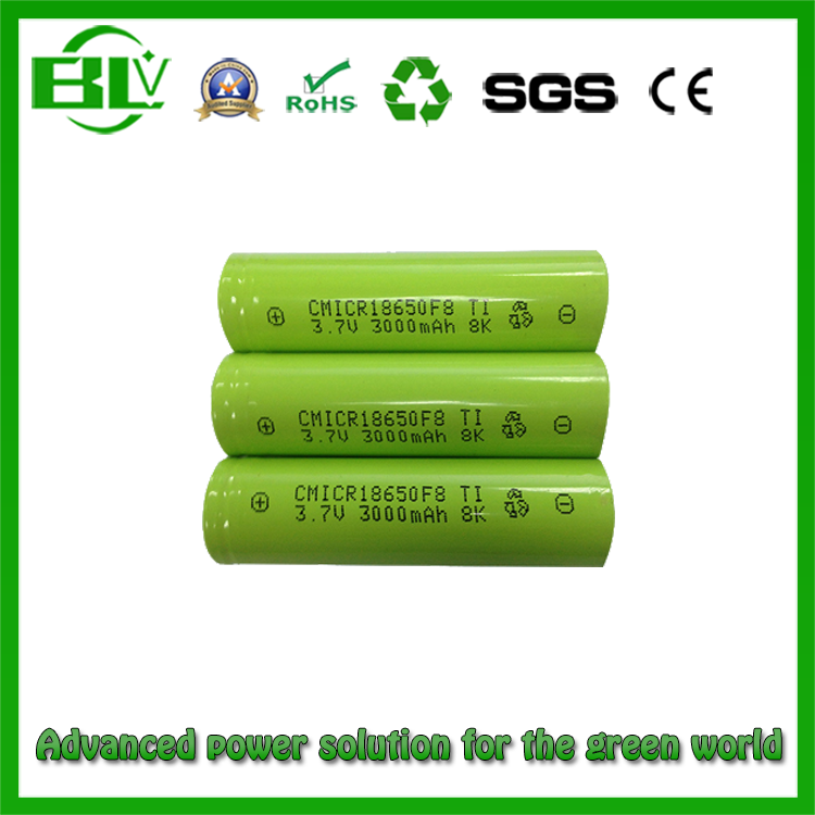 High Rate 3000mAh Original Li-ion 18650 Battery with Full Protections