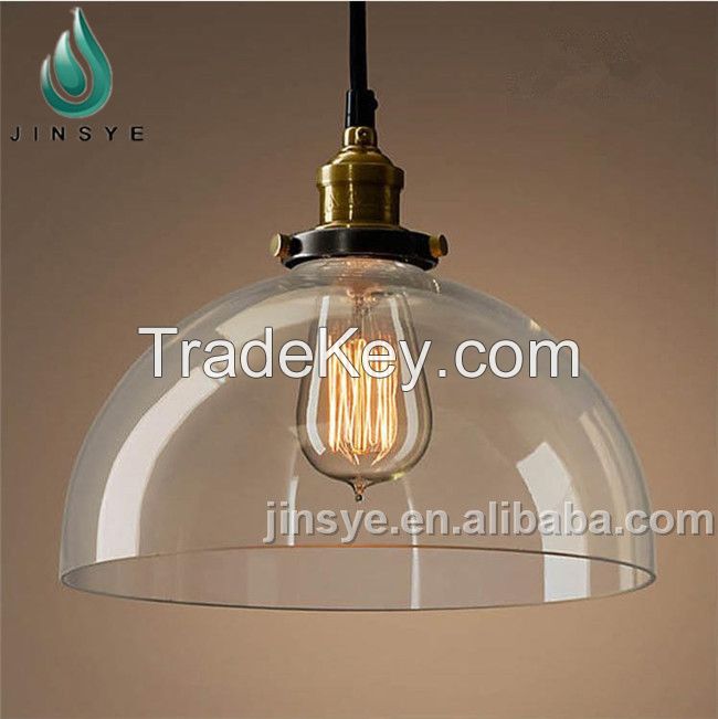 jinsanye China supply cage lamps metal glass pendant lighting
