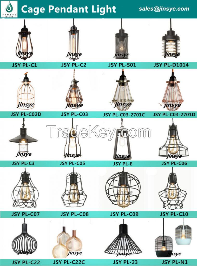 decorative cage pendant light