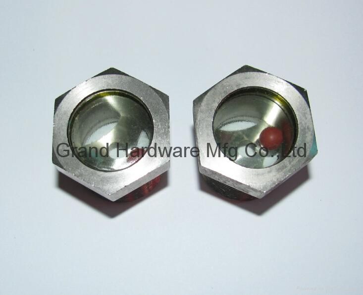 Thread fused oil sight window plugs sight glass site gauge NPT