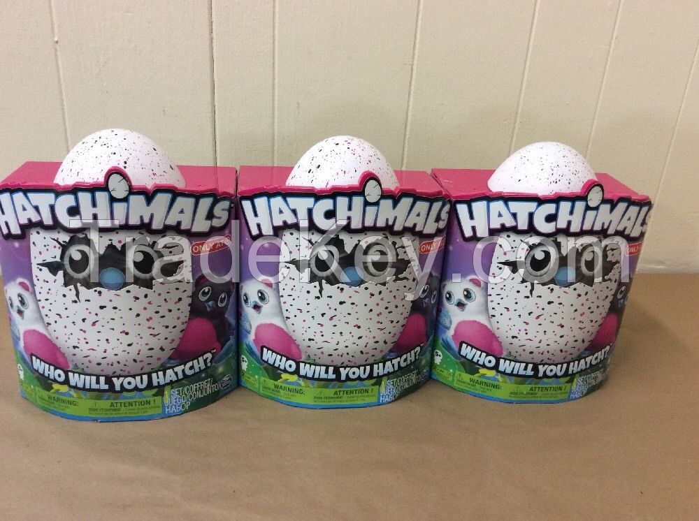 2016 HATCHIMALS PENGUALAS Pink Teal Egg Interactive Toy Pet by Spin Master NIB