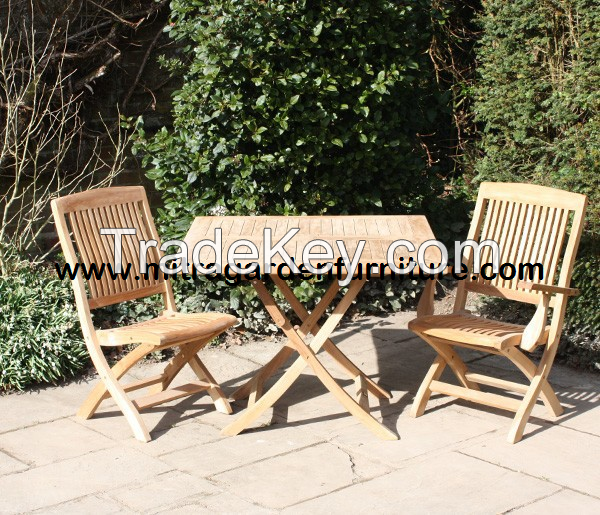 Square Folding Teak Table