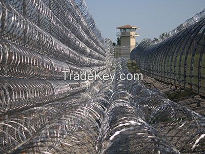 razor wire fence