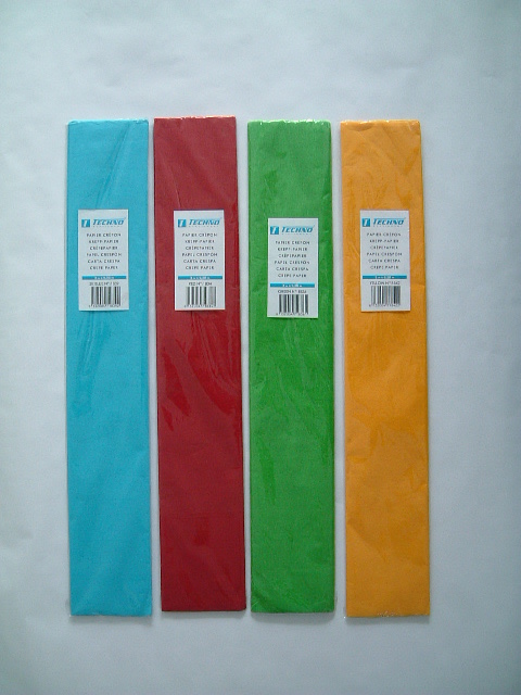 colored crepe paper