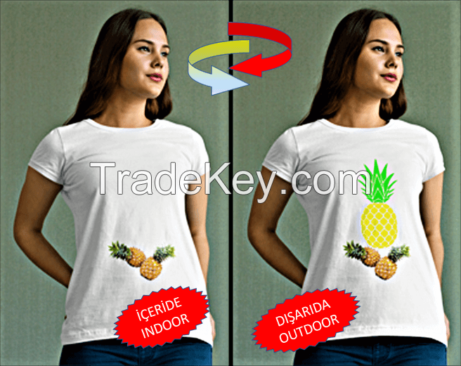 pineapple Nano Technological Color Changing T-Shirt