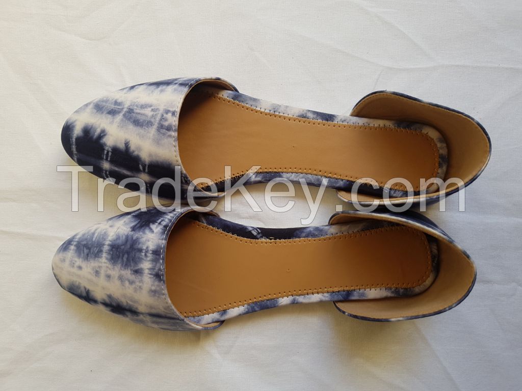 Indigo Shibori Sandals