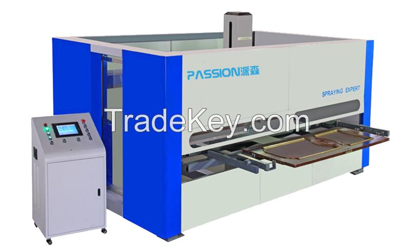 5 axis Automatic spraying painting machine for door and panels