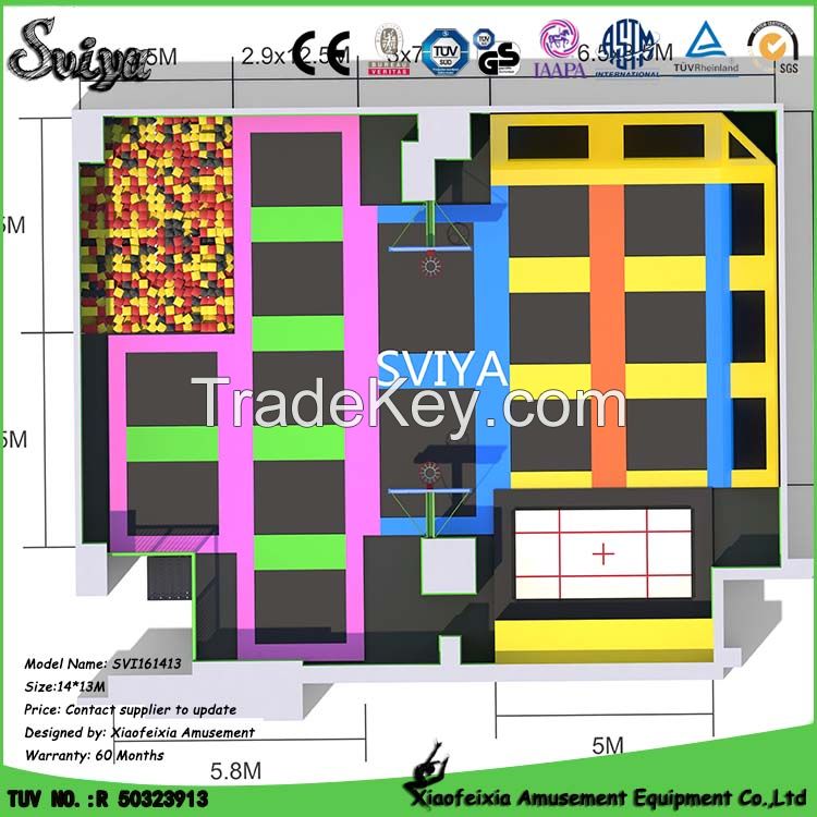 professional trampoline park manufacturer xiaofeixia trampoline