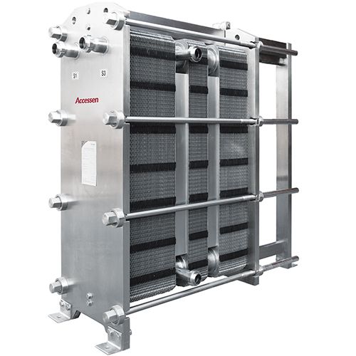 Food grade plate heat exchanger