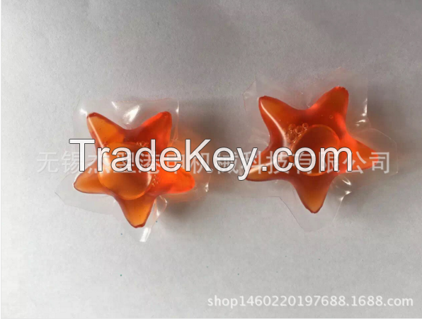 15g star shape apply to all clothes laundry liquid pods with natural fragrance.