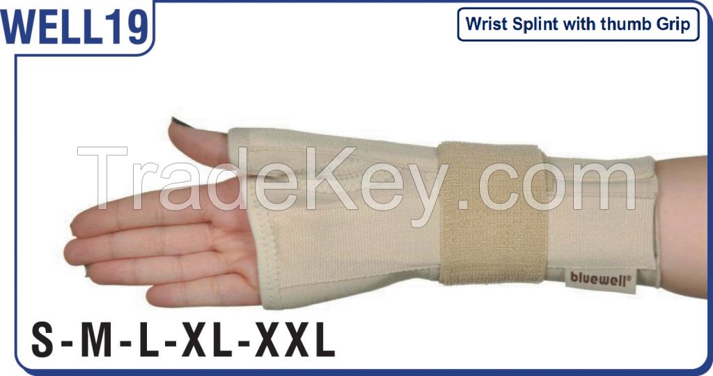 Wrist Splint with thumb Grip