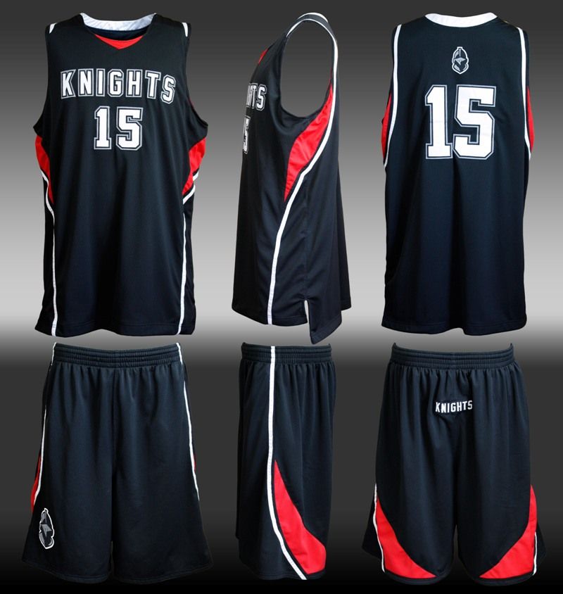 Sublimated Basketball Jersey Knights style