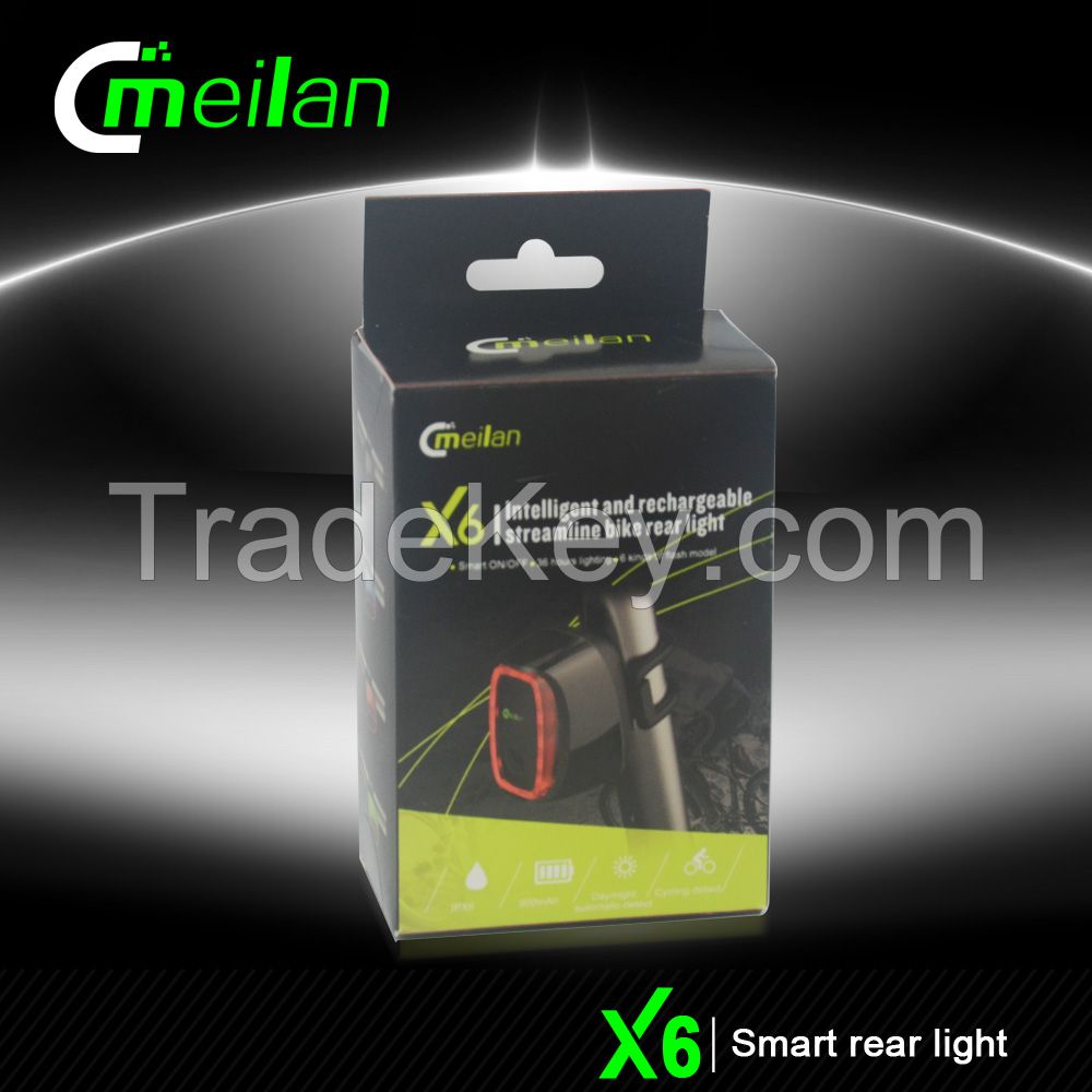 2016 Meilan X6 USB Bike Cycle Bicycle Light Waterproof IPX6