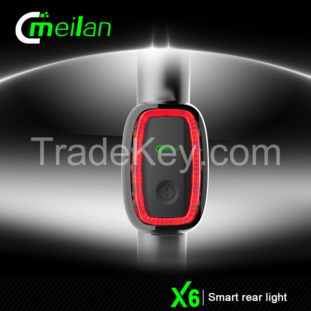 2016 Meilan X6 USB Bike Cycle Bicycle Light Waterproof IPX6