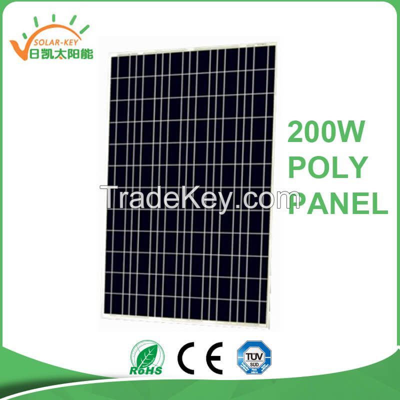 High quality 200w polycrystalline solar panel with CE/TUV certificate