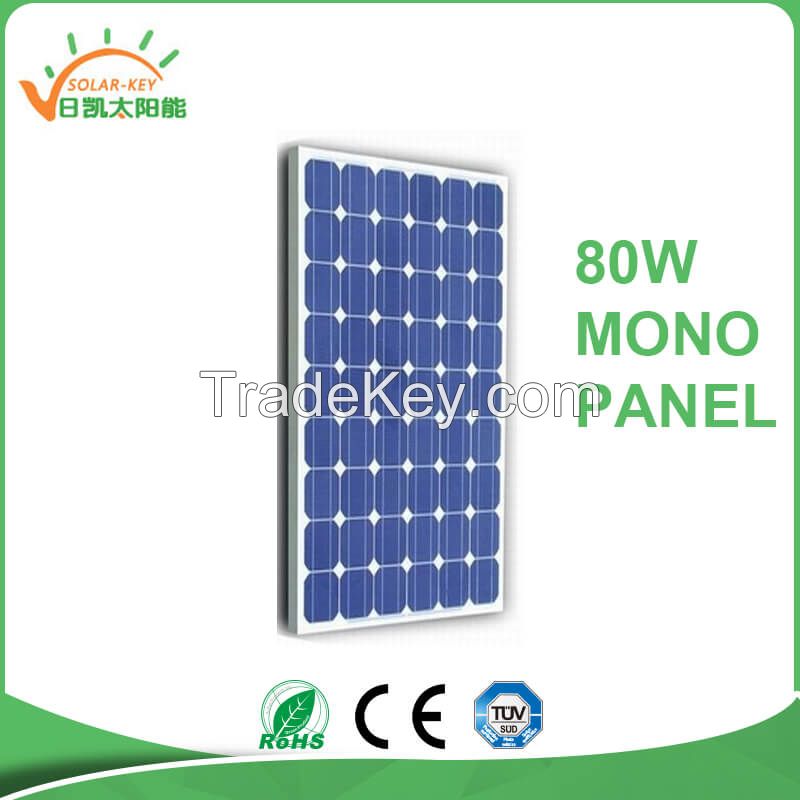 Cheap price mono panle 70-90w solar panel in India marker