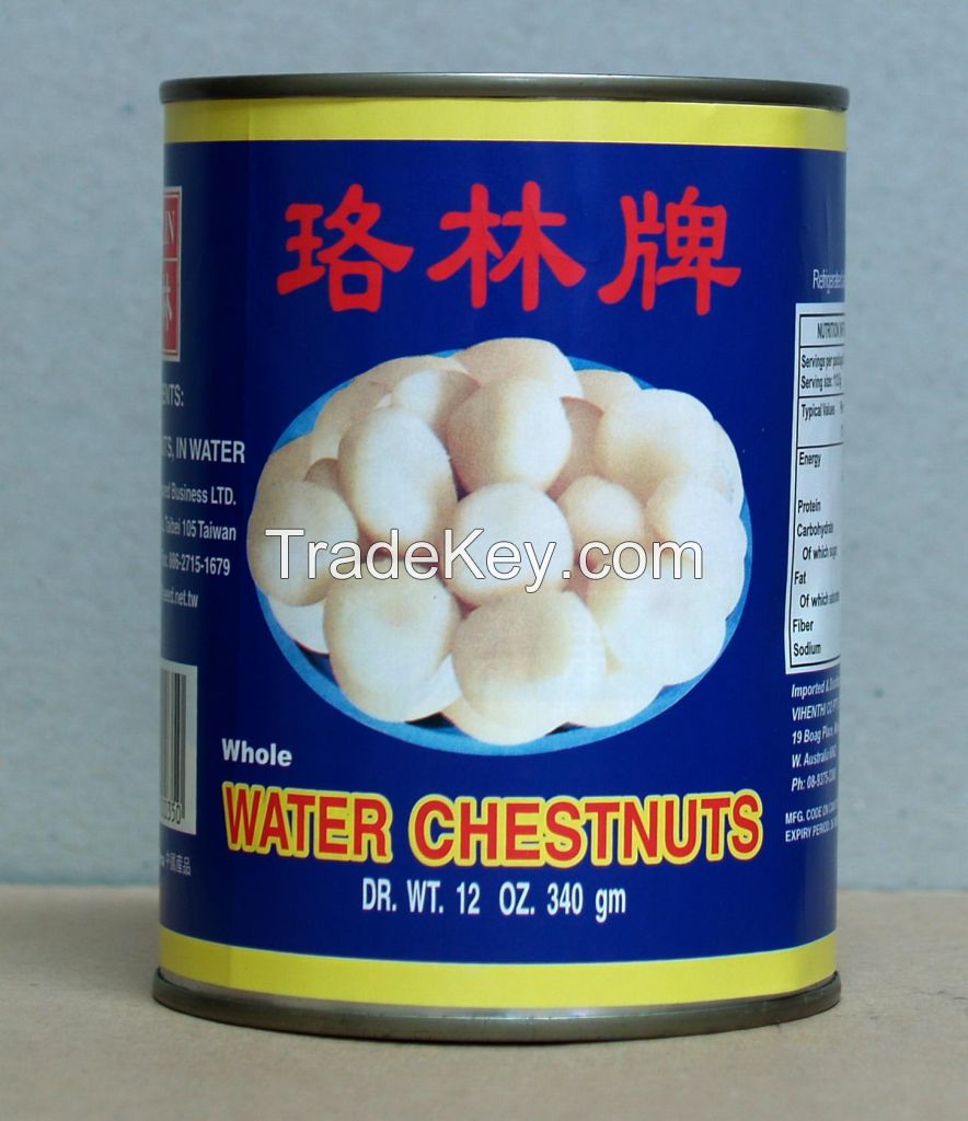 canned water chestnuts