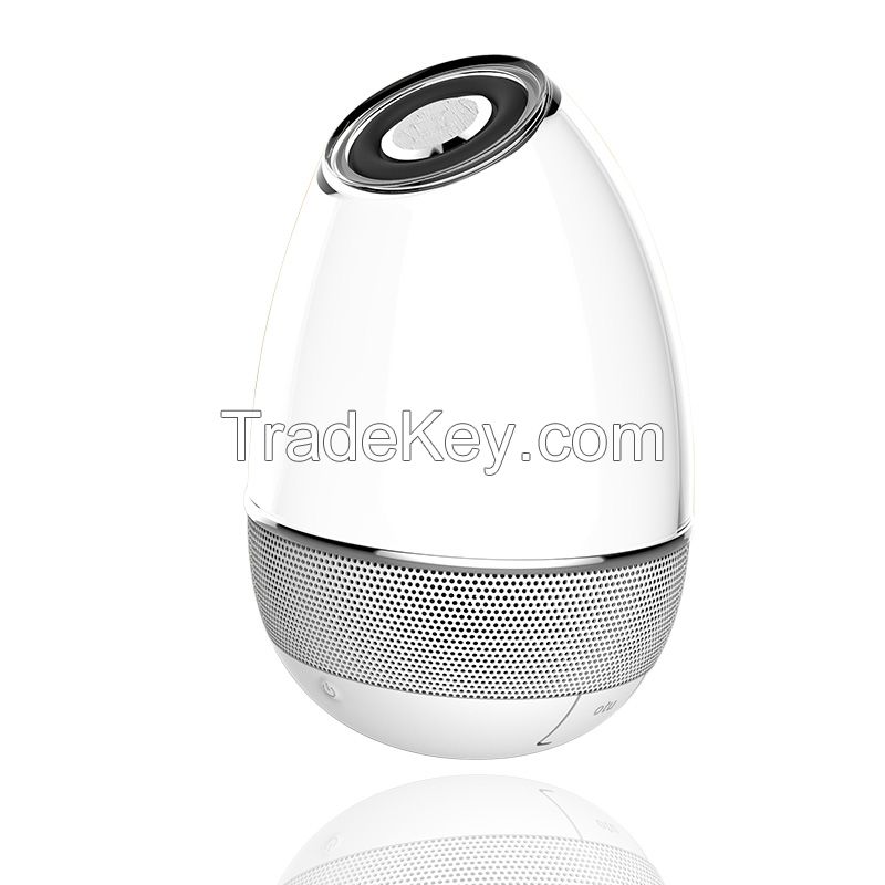 Tumbler mechanics principle design intelligent Bluetooth speaker with 360 Â° surround sound and Colorful small night light