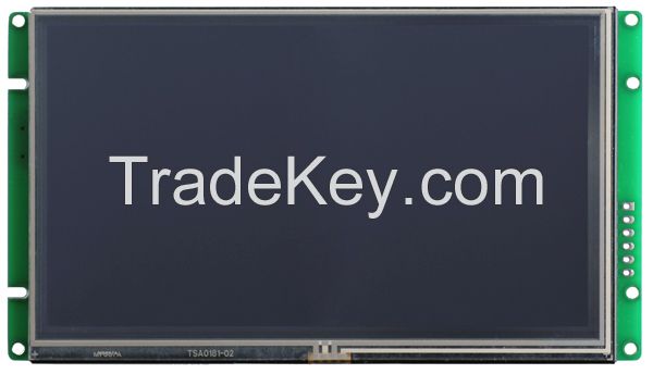 intelligent programmable 7 inch TFT LCD Module including CPU and software