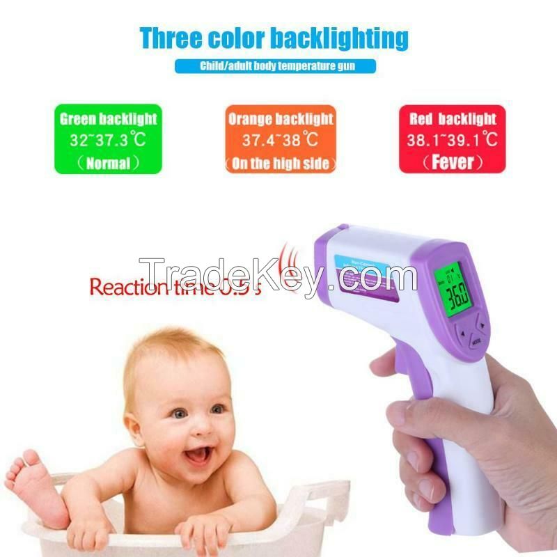  LCD Digital Infrared Thermometer Body Temperature Adult Kid Forehead Non-contact