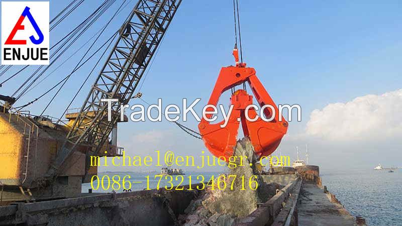 The Single Rope Dredging Clamshell GRABS