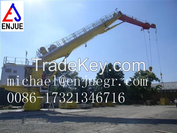 Hydraulic Telescopic Boom Marine Crane 