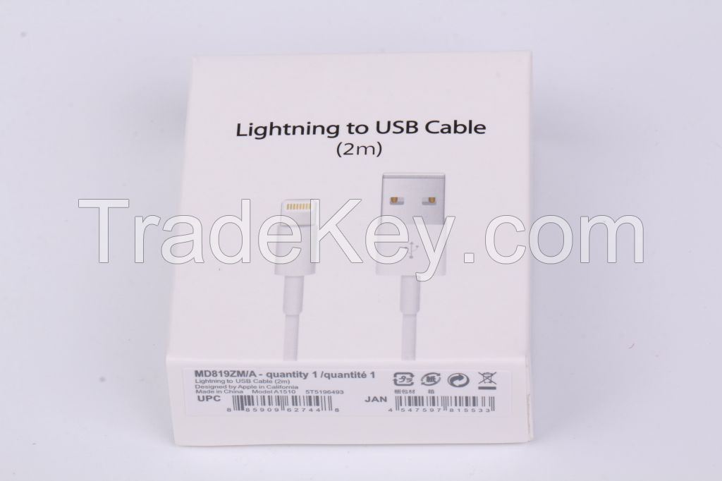 Original for 2m Lightning USB Cable for iPhone (MD819ZM/A)