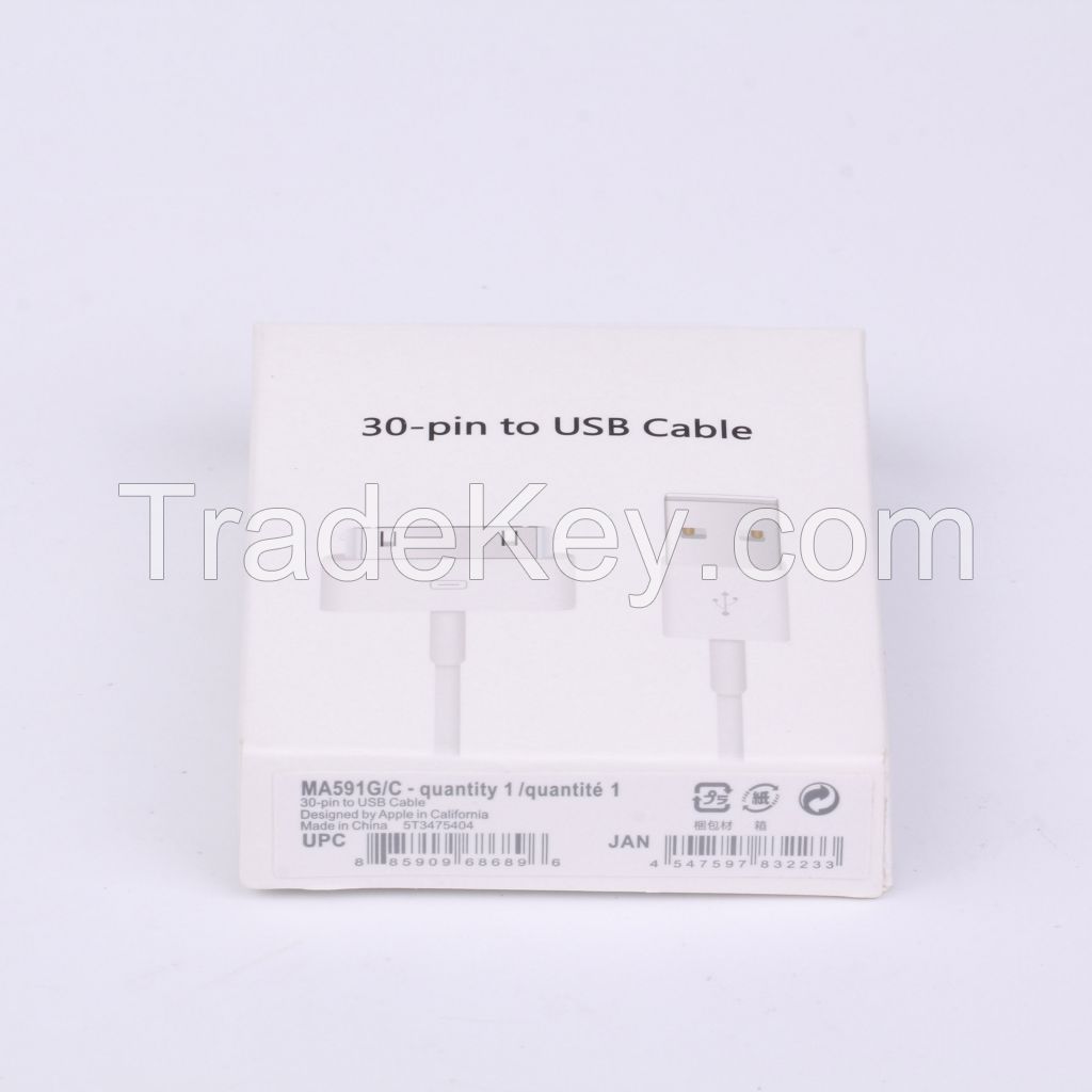 ORIGINAL CABLE CHARGE USB LIGHTNING for IPHONE 3/3GS/4/4S IPAD 1/2/3 APPLE MA591FE/C