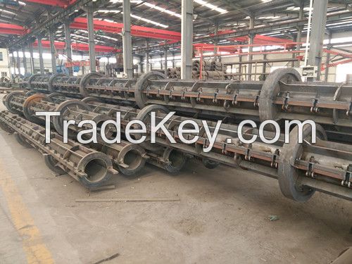 concrete pole molds and spinning machine