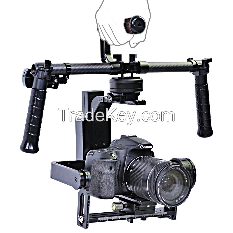 YELANGU 3 Axis Gimbal G2 Professional Photography Equipment Camera Stabilizer for DSLR Video Camera Camcorders