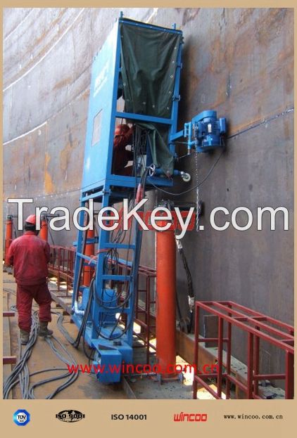 Hydraulic Jacks Used For Tank Construction Top To Bottom Way