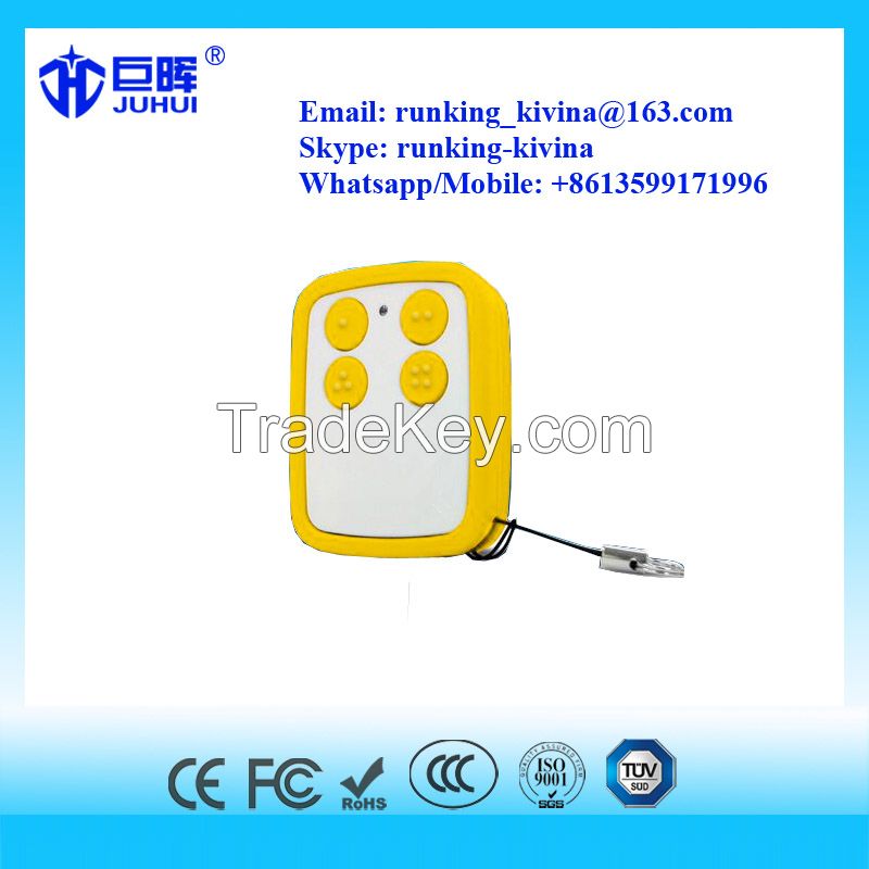 Multi-Frequency copy face to face remote control duplicator for gate and garage doors