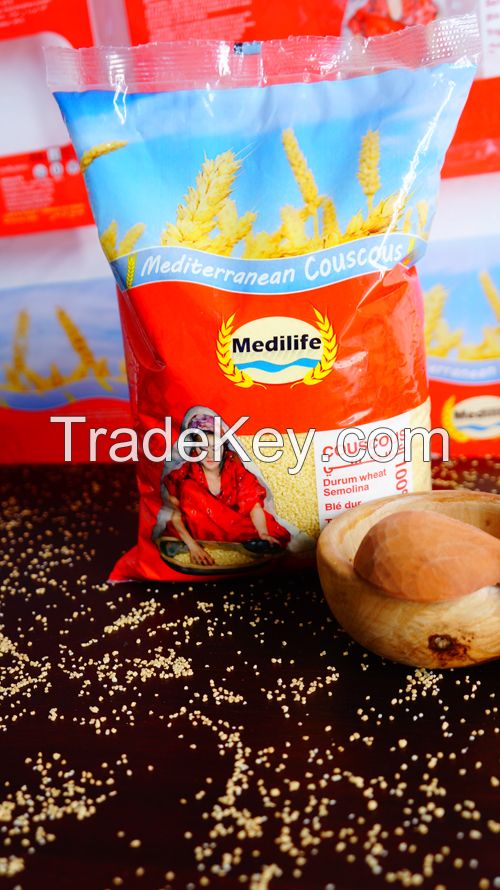 Wheat Couscous, Medium Grain Bag 1Kg
