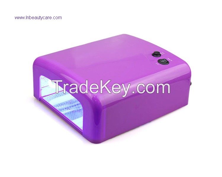 Best selling promotion price 36W uv nail lamp 818 uv curing lamp