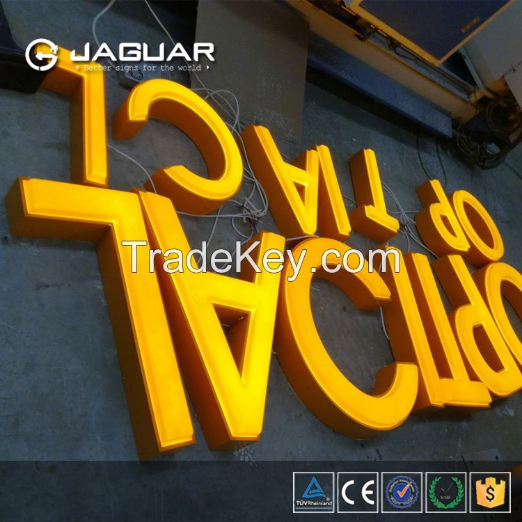 Manufacturer custom channel letters acrylic vacuum forming letters