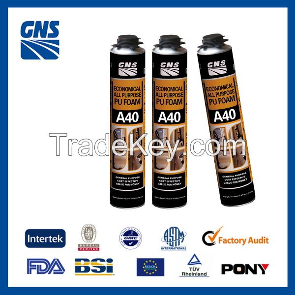 cost-effective expanding pu foam adhesives 750ml