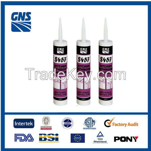 anti-fungus kitchen&amp;bathroom silicone sealant tube