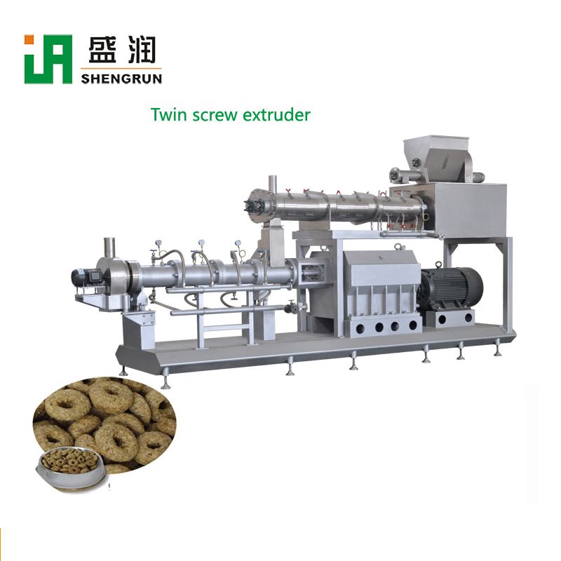 Stainless steel pet food extruder