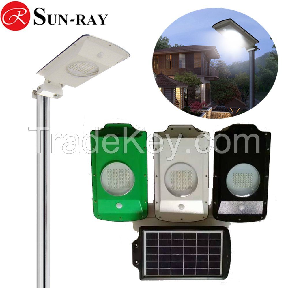 All in one Hot Sell Newest 8W All In One Solar LED Street Light, Led Street Light Housing, Integrated Solar Street Light