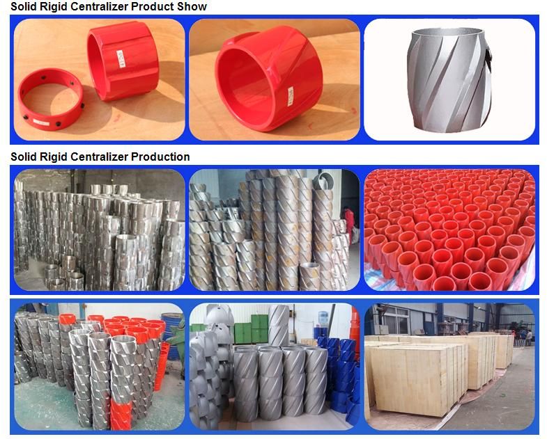 API certified manufacturer of Solid Rigid Centralizer Steel Type