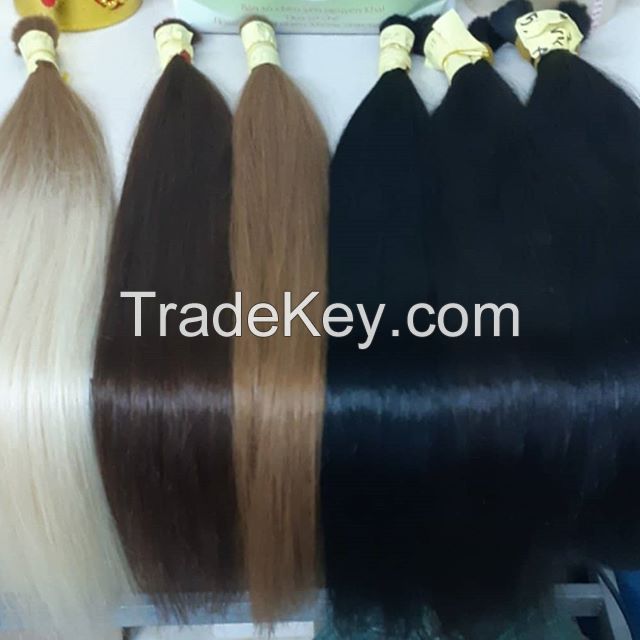 100% Remy HAIR BULK Vietnamese human hair extensions