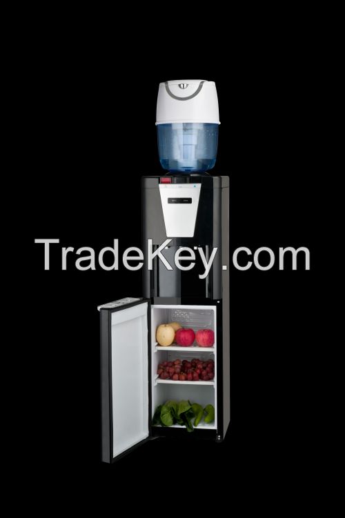 Jinming OEM ODM high-ended bottom loading hot and cold water dispenser with mini-freezer optional