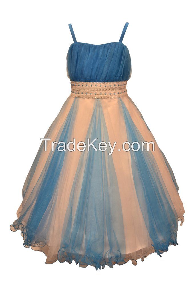 Paparazzi Dress in White and Royal Blue