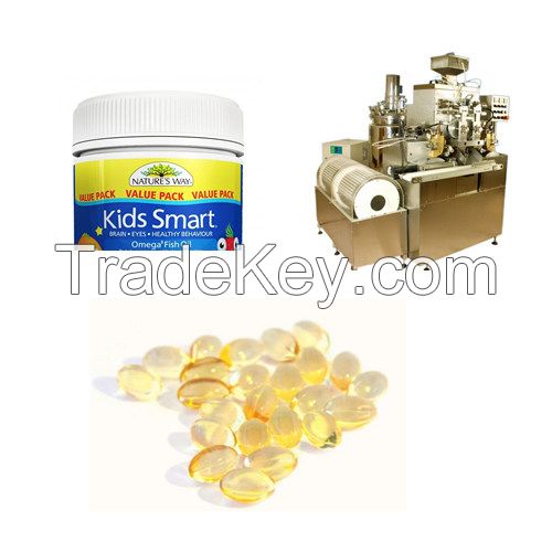 fish oil soft capsule production line and softgel capsule making machine and small encapsulation machine